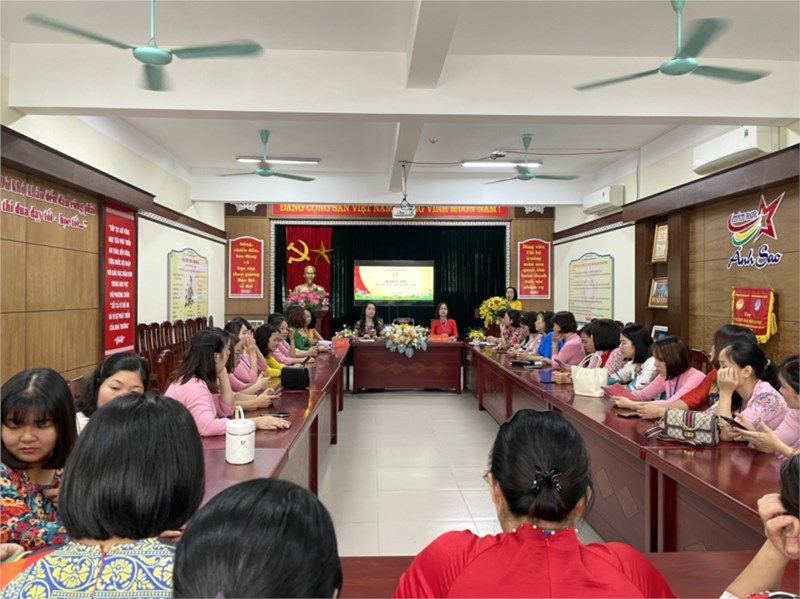Trường Mn Ánh Sao tổ chức Hội nghị Cán bộ, công chức, viên chức năm học 2022-2023